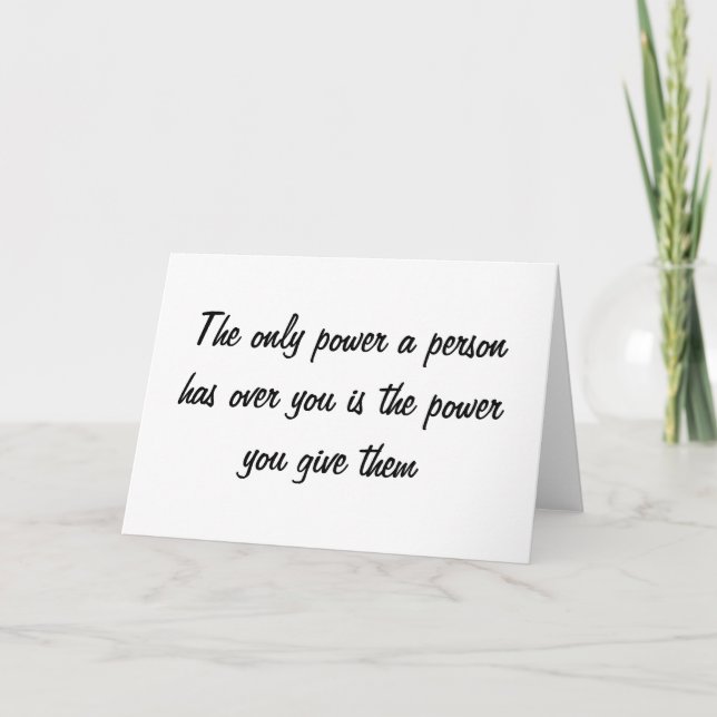 Power Quote Card (Front)