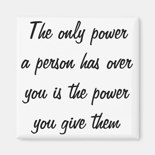 Power Quote Magnet (Front)