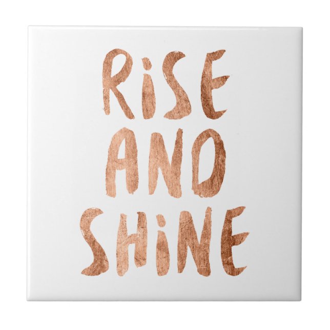 Power Quotes I Ceramic Tile (Front)