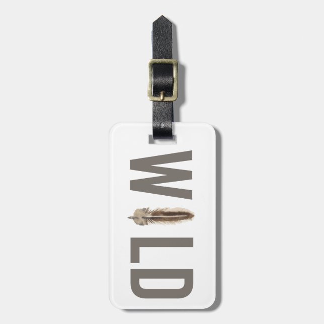 Power Quotes VII Luggage Tag (Front Vertical)
