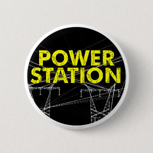 Power Station Badge/ Pin