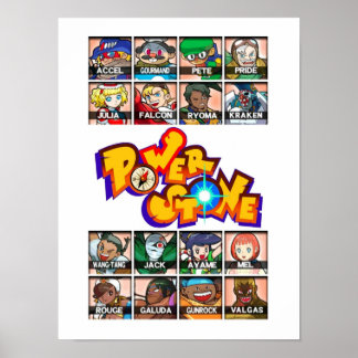 Power Stone characters Poster