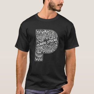 Power Stroke Roll Coal Turbo Diesels Powers Diesel T-Shirt