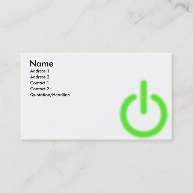 Power_Supply Business Card (Front)