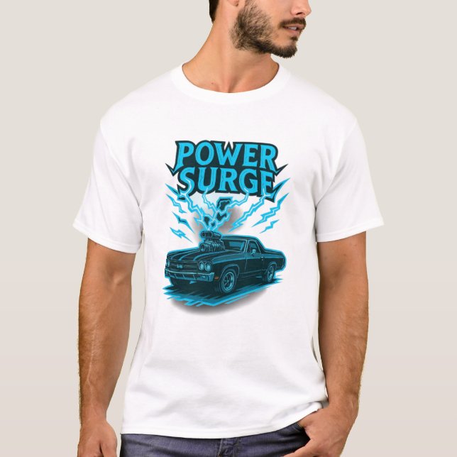 Power Surge 1970 Chevrolet El Camino SS T-Shirt (Front)