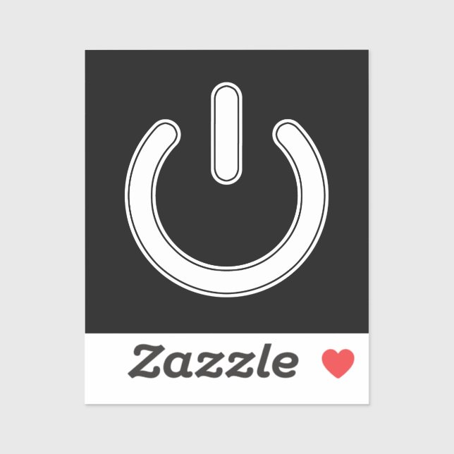 Power Symbol (Black and White) (Sheet)
