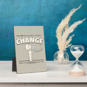 Power To Change Plaque