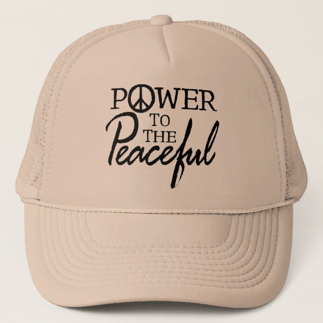 Power To The Peaceful Hat (Front)