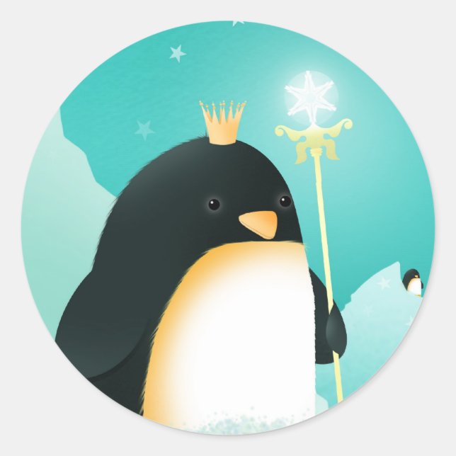 Power to the penguins - Emperor stickers (Front)