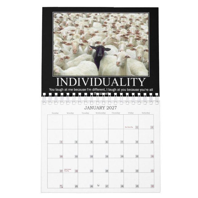 Power to the People Calendar (Jan 2027)