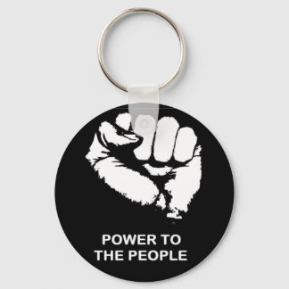 Power To The People Key Ring