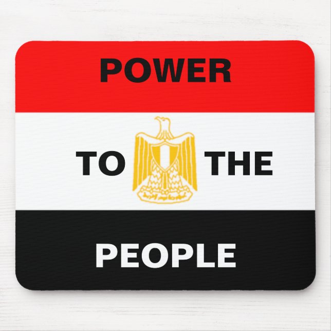 POWER TO THE PEOPLE MOUSE PAD (Front)