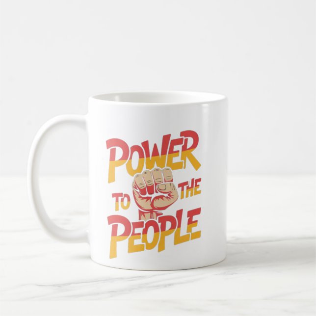 Power to the people Mug (Left)