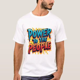power to the people quotes t-shirt design