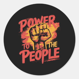 Power To The People Sticker
