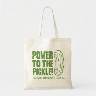 Power To The Pickle Tote Bag