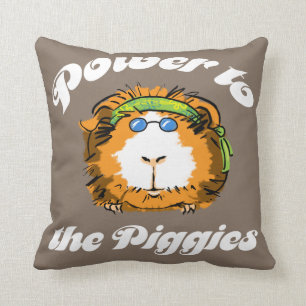 Power to the Piggies Cushion