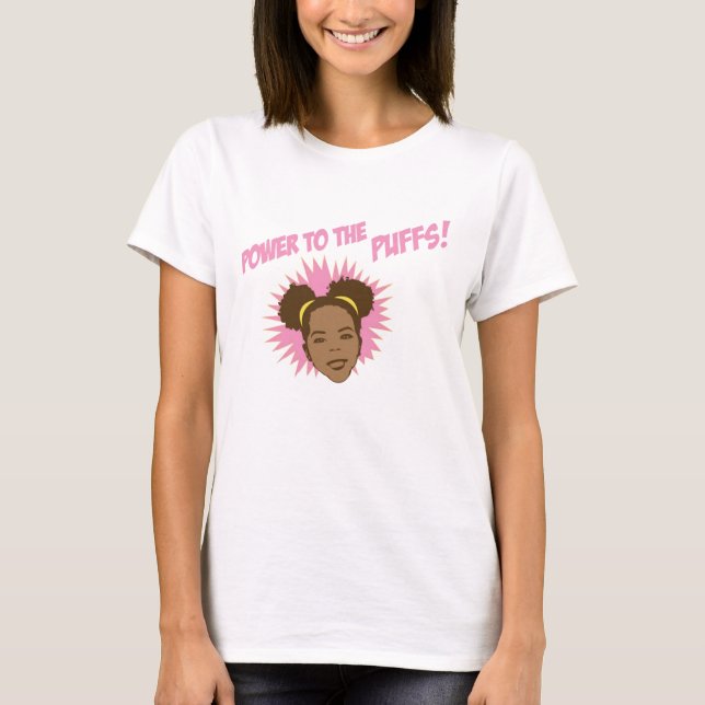 Power to the Puffs Women's Tee (Front)