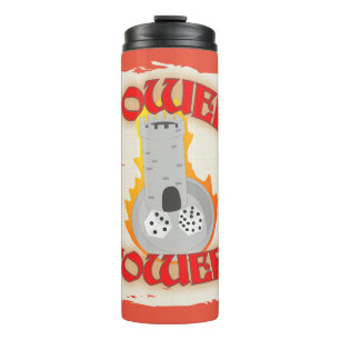 Power Tower Board Game Dice Slogan Design Fun Thermal Tumbler