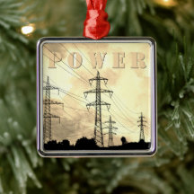 Power Towers and Lines Electric POWER Christmas