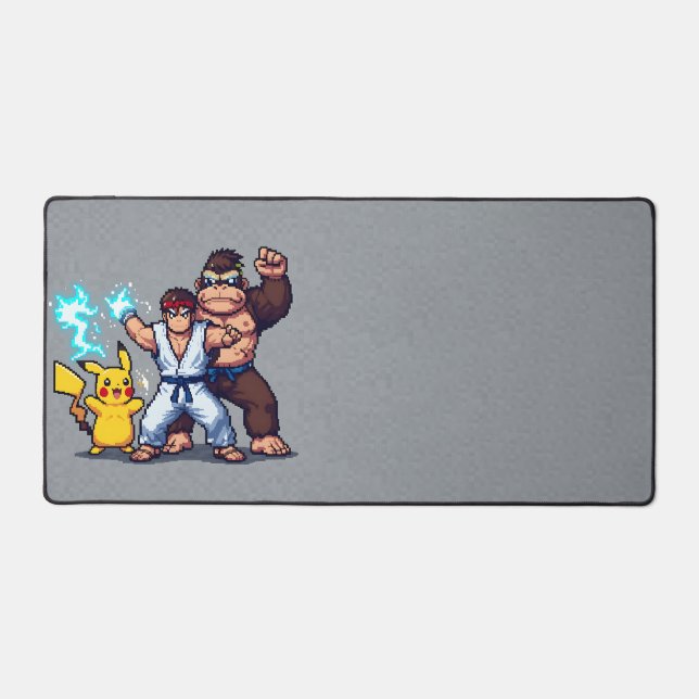 Power Trio Gaming Legends Desk Mat (Front)