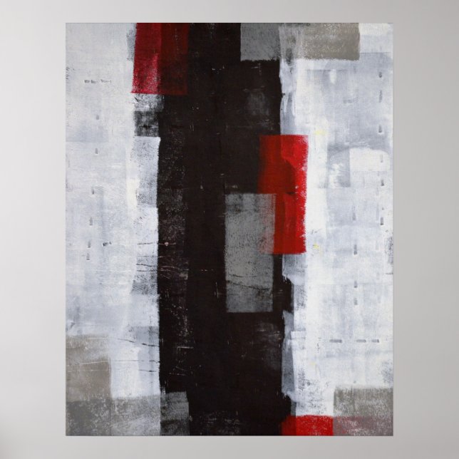 'Power Trip' Abstract Art Poster Print (Front)