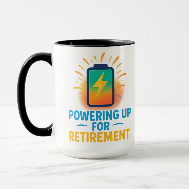 Power up your morning — and your future! mug (Left)