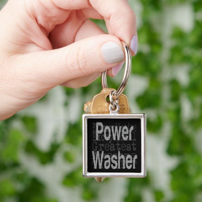 Power Washer Extraordinaire Key Ring (Hand)