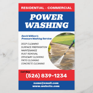 Power Washer   Pressure Washing Services Flyer