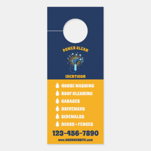 Power Washing Door Hanger