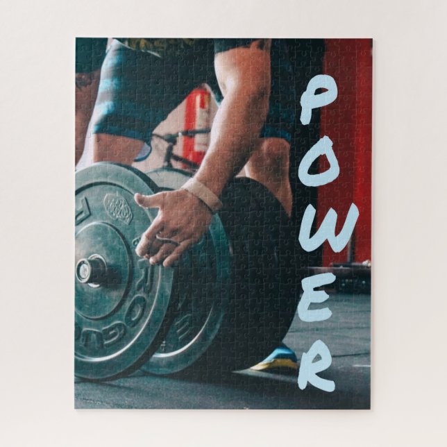 Power Weight Lifting Gym Health Jigsaw Puzzle (Vertical)
