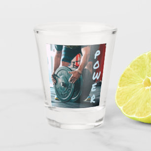 Power Weight Lifting Gym Health Shot Glass