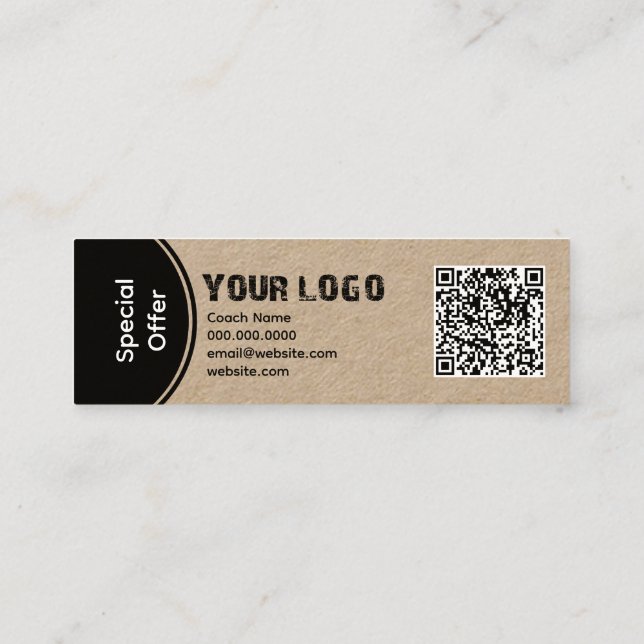 Power Yoga Business Card (Back)