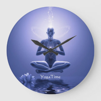 Power Yoga Large Clock