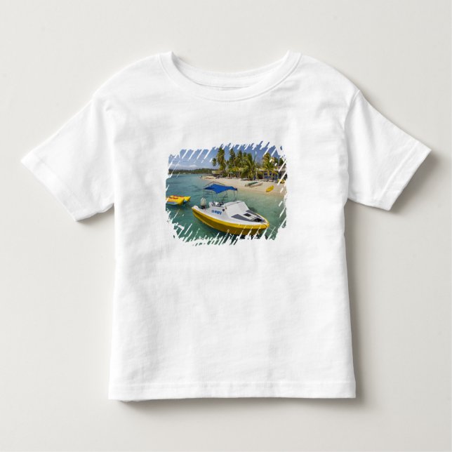 Powerboat and banana boat toddler T-Shirt (Front)