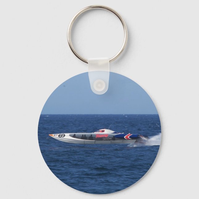 Powerboat Key Ring (Front)