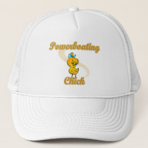 Powerboating Chick Trucker Hat