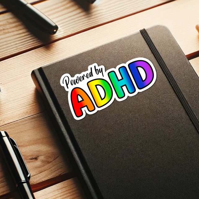 Powered by ADHD | Rainbow Typography (Creator Uploaded)