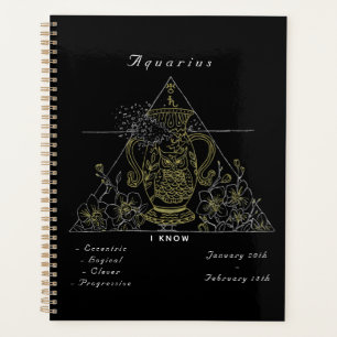 'Powered by Aquarius'  Planner