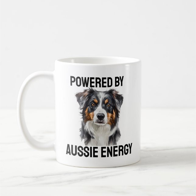 Powered by Aussie Energy cute coffee Mug gift  (Left)