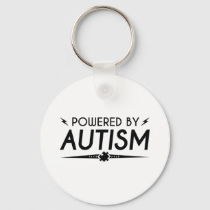 Powered By Autism Key Ring