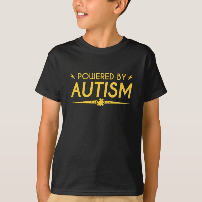 Powered By Autism T-Shirt (Front)
