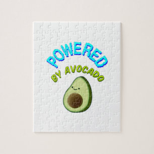 Powered By Avocado Jigsaw Puzzle