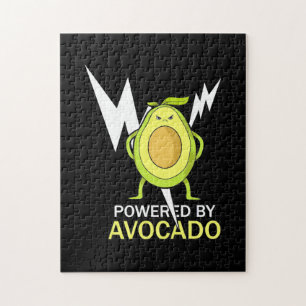 Powered By Avocado Jigsaw Puzzle
