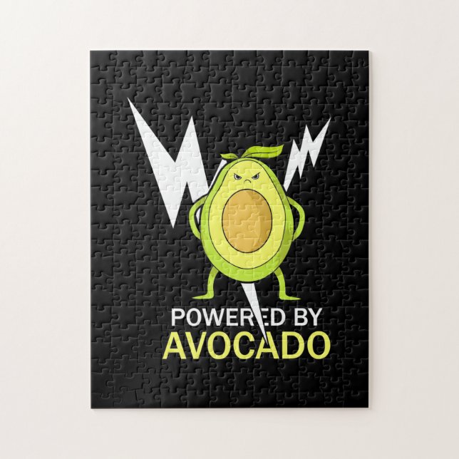 Powered By Avocado Jigsaw Puzzle (Vertical)