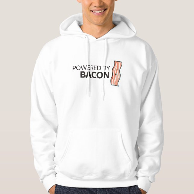 Powered by Bacon Hoodie (Front)