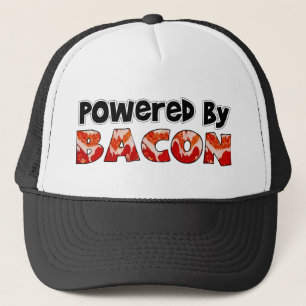 Powered by Bacon Humour Trucker Hat