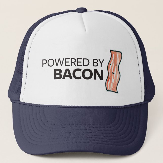 Powered by Bacon Trucker Hat (Front)