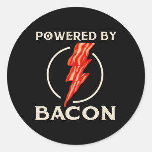 Powered By Bycon - Bycon Lover Bbq Pork Grilling  Classic Round Sticker