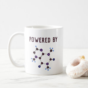 Powered By - Caffeine Molecular Structure Coffee Mug